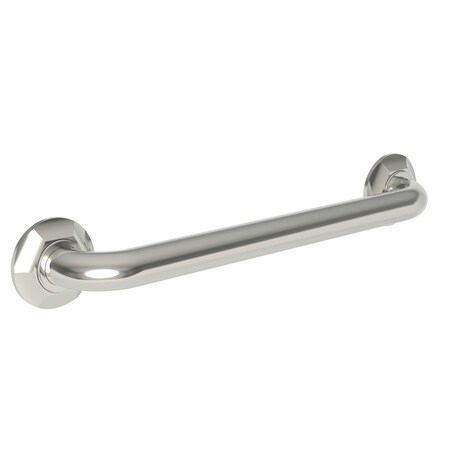 Newport Brass 19" L, Two Post, Solid Brass, 16" Grab Bar in Polished Nickel, Polished Nickel 1200-3916/15